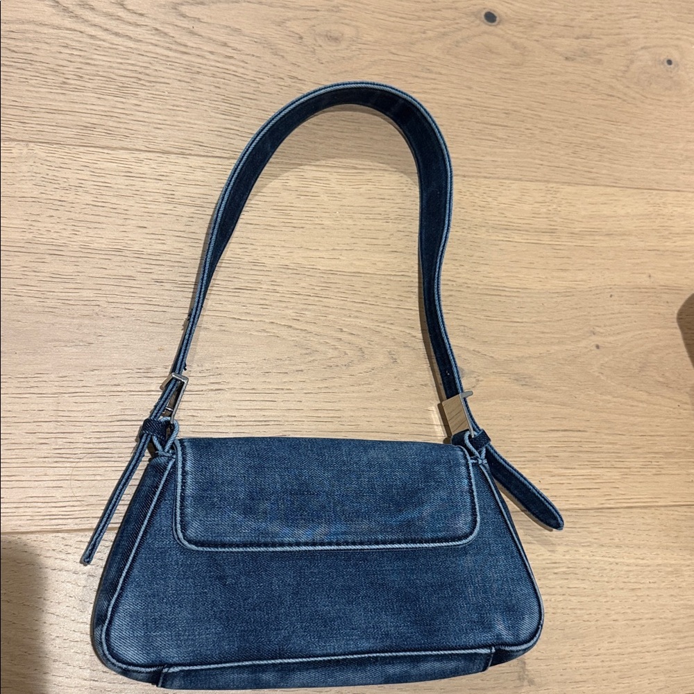 Zara Denim Blue Shoulder Bag